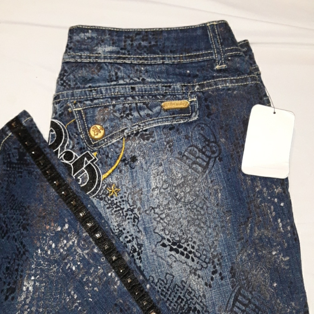 Akademicks Blinged Out Jeans Akdmks Sz 36